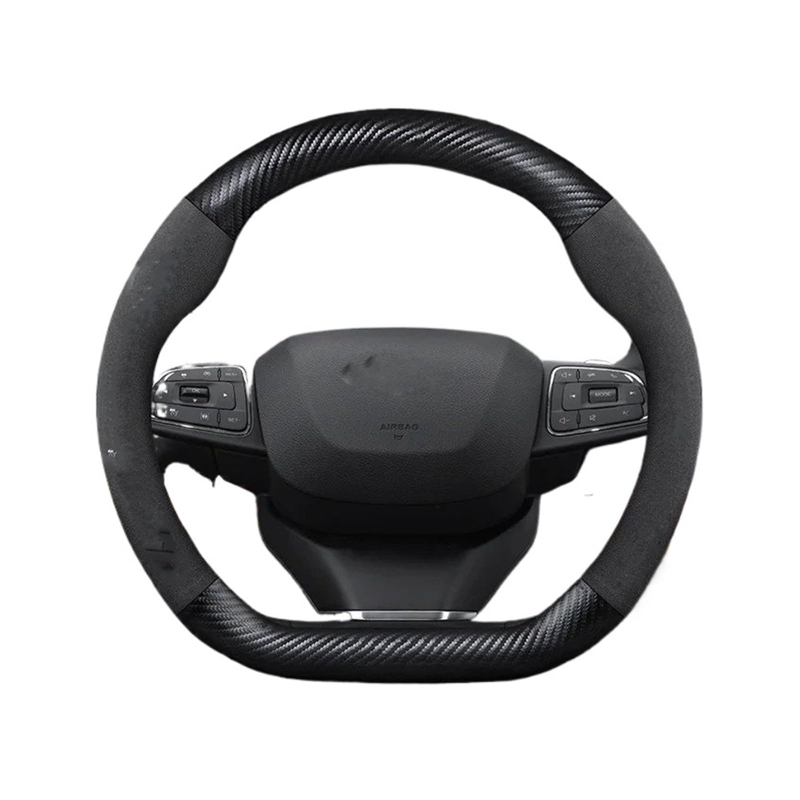 Auto Lenkradabdeckung Für Chery Tiggo 8 Arrizo 5 Pro Gx 5X EQ7 Für Chery Tiggo 7 Pro 2020 2021 2022 2023 Auto Carbon Fiber Lenkrad Abdeckung Lenkradbezug Fürs Auto(D) von NLNPFGHVZY