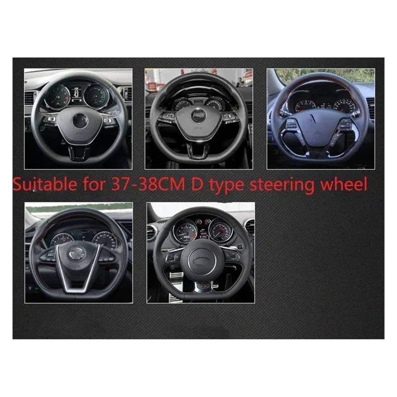 Auto Lenkradabdeckung Für FIAT 500 2007-2022 500e 2020 2021 500L 2014-2018 500X 2015-2022 Mikrofaser Leder Auto Lenkrad Abdeckung Lenkradbezug Fürs Auto(BEIGE O) von NLNPFGHVZY