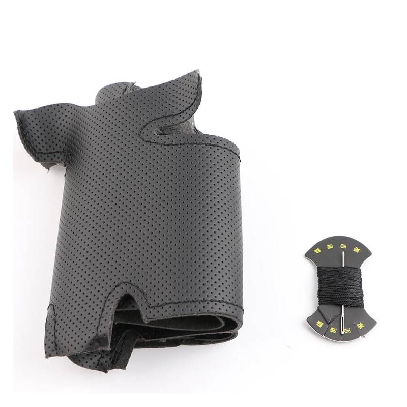 Auto Lenkradabdeckung Für Hyundai Für I40 2011-2019 Ledergeflecht Für Lenkrad Auto Lenkradabdeckung Lenkradbezug Fürs Auto(Black Thread) von NLNPFGHVZY