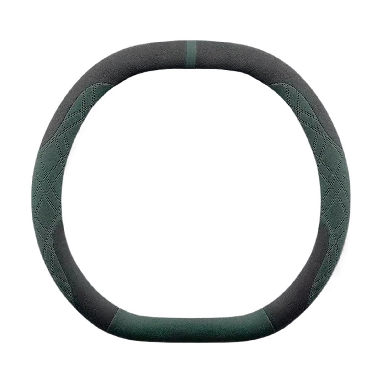 Auto Lenkradabdeckung Für Lucid Für Gravity 2025 Wildleder-Lenkradabdeckung Rutschfestes Auto-Styling Autozubehör Lenkradbezug Fürs Auto(Gravity Green C) von NLNPFGHVZY