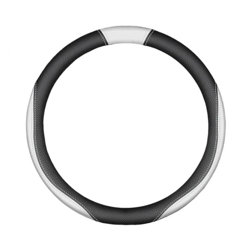 Auto Lenkradabdeckung Für Mazda2 3 6 SKYACTIV Axela Atenza CX30 CX5 CX8 CX9 MX5 RX8 RX7 BT50 Wildleder Leathe Auto Lenkrad Abdeckung Auto Lenkradbezug Fürs Auto(A White) von NLNPFGHVZY