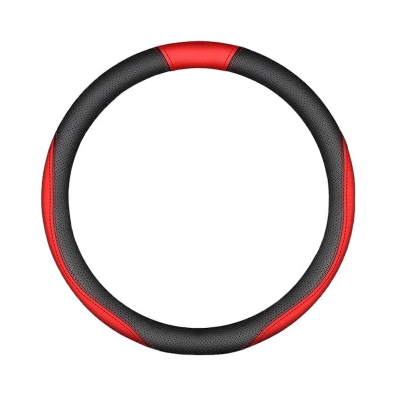 Auto Lenkradabdeckung Für Mazda2 3 6 SKYACTIV Axela Atenza CX30 CX5 CX8 CX9 MX5 RX8 RX7 BT50 Wildleder Leathe Auto Lenkrad Abdeckung Auto Lenkradbezug Fürs Auto(A red) von NLNPFGHVZY