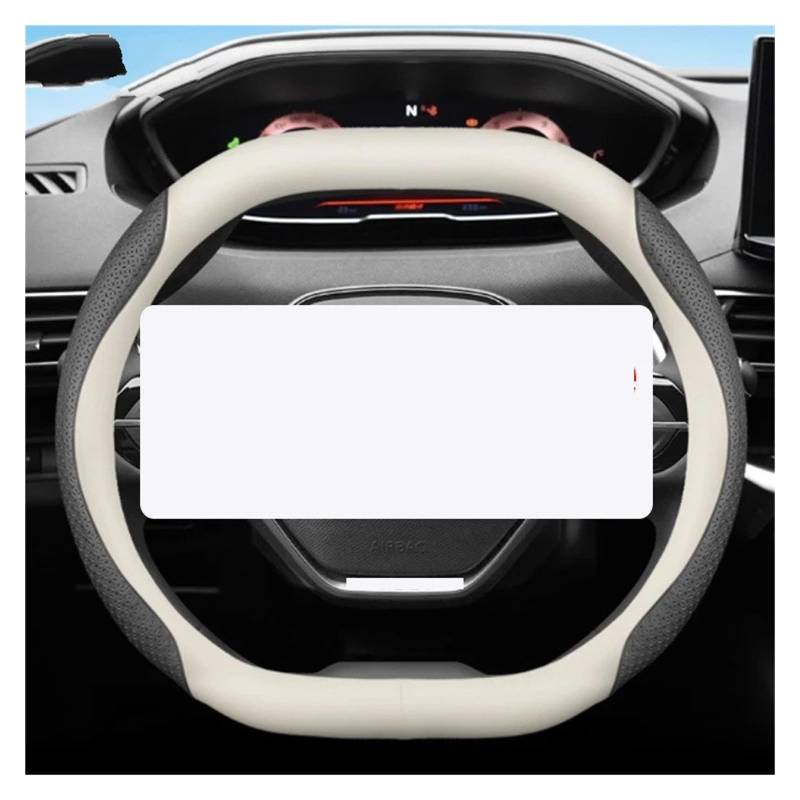 Auto Lenkradabdeckung Für Peugeot 2008 E2008 5008 E5008 208 E208 Rifter GT 2024 2023 2022 2021 2025 Leder Auto Lenkrad Abdeckung Lenkradbezug Fürs Auto(Q) von NLNPFGHVZY