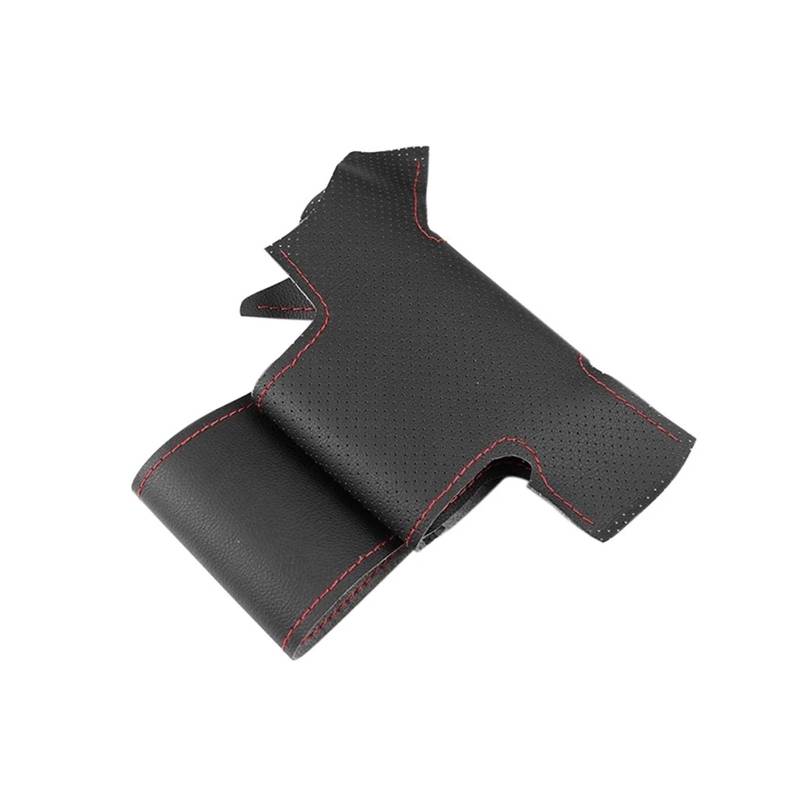 Auto Lenkradabdeckung Für Peugeot Für 206 1998-2005 206 Für SW 2003-2005 Weiche Perforierte Lederabdeckung Handnähende Leder-Autolenkradabdeckungsverkleidung Lenkradbezug Fürs Auto(Black-red line) von NLNPFGHVZY