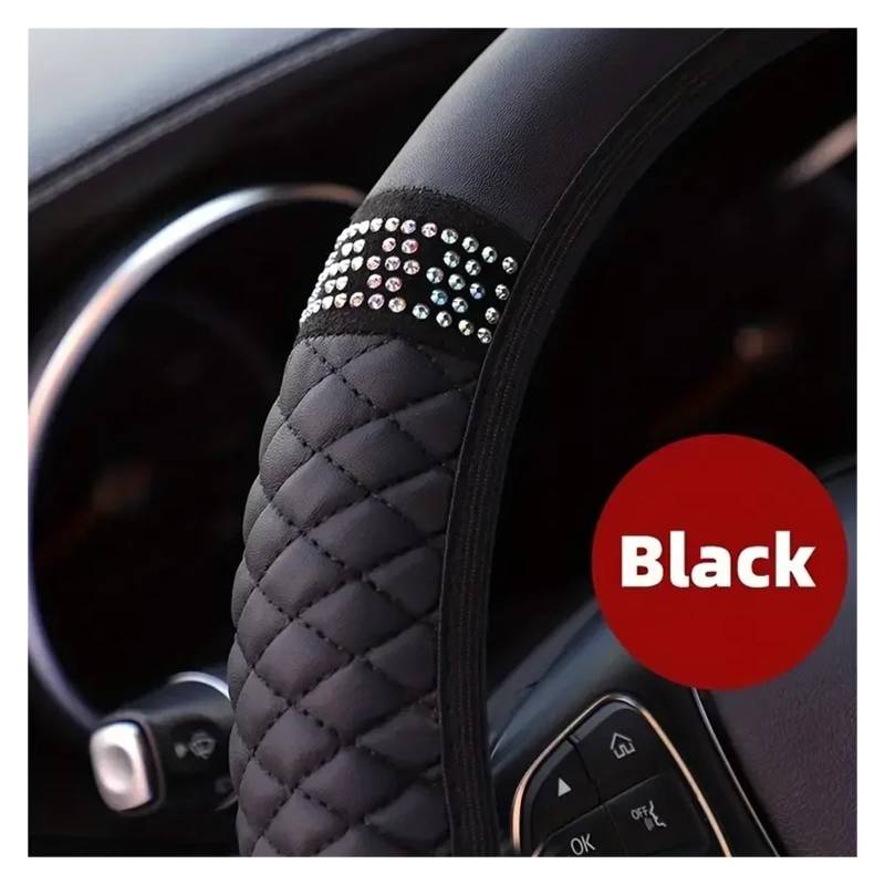 Auto Lenkradabdeckung Für Runde Lenkrad Mit Durchmesser Von 38 cm Lenkrad Mit Auto Lenkradbezug Geeignet 14.96 Zoll Ist Üblich Lenkradbezug Fürs Auto(Cover) von NLNPFGHVZY