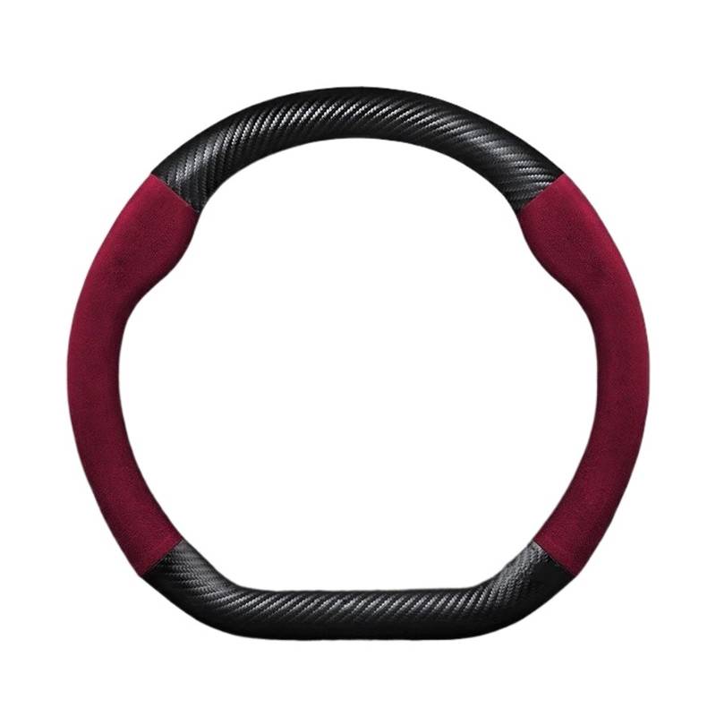 Auto Lenkradabdeckung Für W204 Kühlergrill Für Benz C C204 S204 2007-2014 C180 C200 C250 C300 C350 Für AMG Für GT 38 cm rutschfeste Autolenkradabdeckung Lenkradbezug Fürs Auto(DA Red) von NLNPFGHVZY