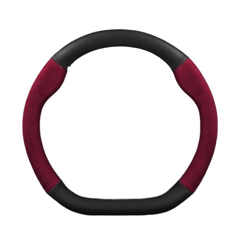 Auto Lenkradabdeckung Für W204 Kühlergrill Für Benz C C204 S204 2007-2014 C180 C200 C250 C300 C350 Für AMG Für GT 38 cm rutschfeste Autolenkradabdeckung Lenkradbezug Fürs Auto(DB Red) von NLNPFGHVZY