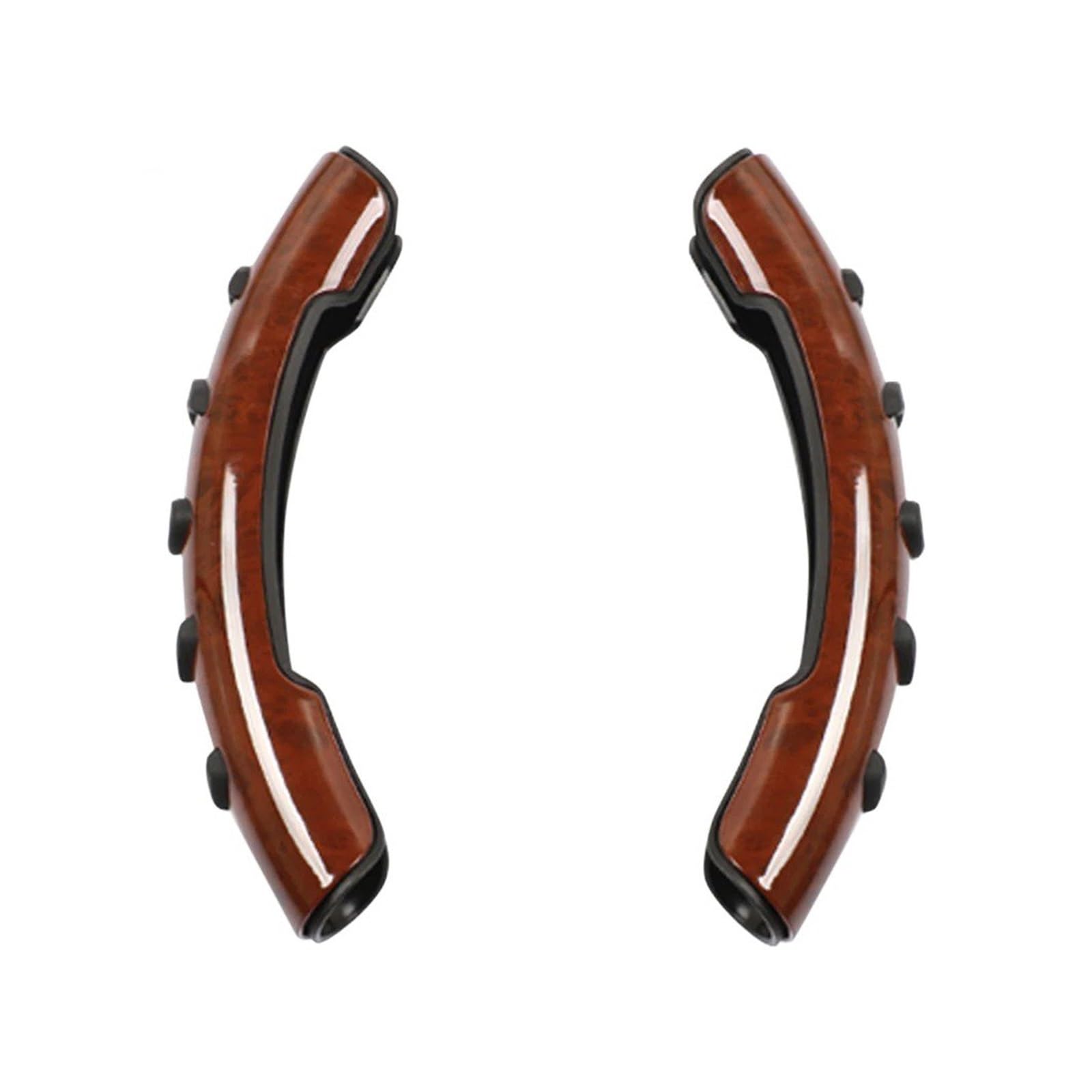 Auto Lenkradabdeckung Universal-Lenkradabdeckung Auto-Lenkrad-Booster-Lagerhilfe Mit Drehbarem Griffknopf Autozubehör Lenkhilfe-Werkzeug Lenkradbezug Fürs Auto(Mahogany Grain) von NLNPFGHVZY