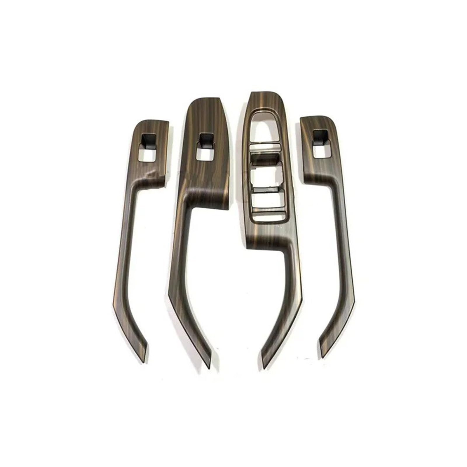 Panel Control Frame Trim Für BYD Für Dichtung 2006-2018 2019 2020 2021 2022 2023 2024 Tür Fenster Lift Panel Carbon Faser Tür Fenster Schalter Abdeckung Trim LHD Interieur Zubehör(Peach Wood) von NLNPFGHVZY