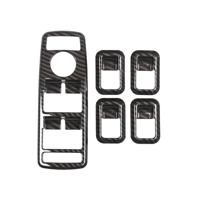 Panel Control Frame Trim Für Benz Für W176 Für W 176 Für W204 Für W212 Für W166 Für W218 Carbon Faser Für Stil Auto Fensterheber-Taste Rahmen Aufkleber Interieur Zubehör von NLNPFGHVZY