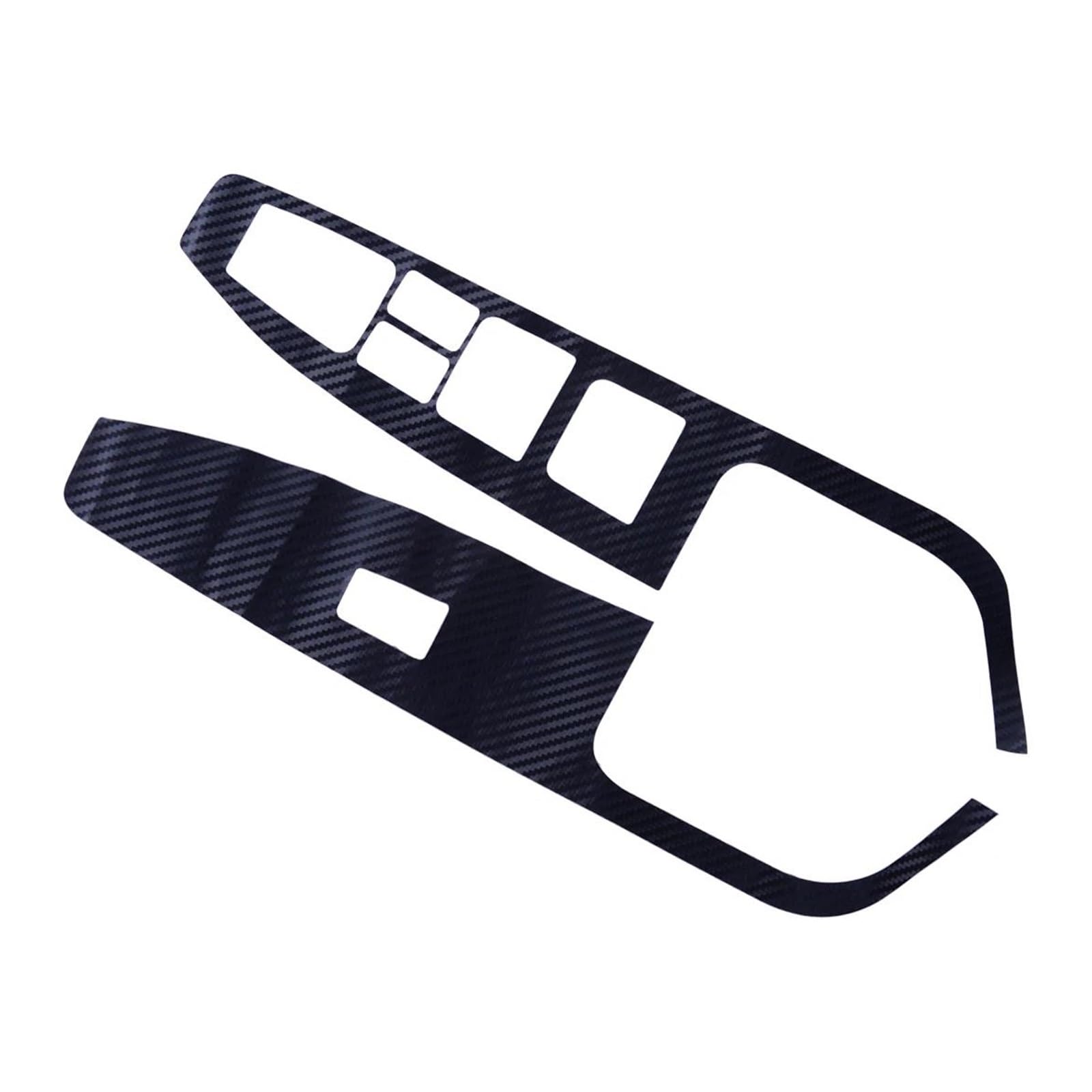 Panel Control Frame Trim Für Hyundai Für Elantra 2017 2018 2019 2020 LHD 4 Stücke Tür Fensterheber Schalter Panel Abdeckung Trim Aufkleber Interieur Zubehör von NLNPFGHVZY