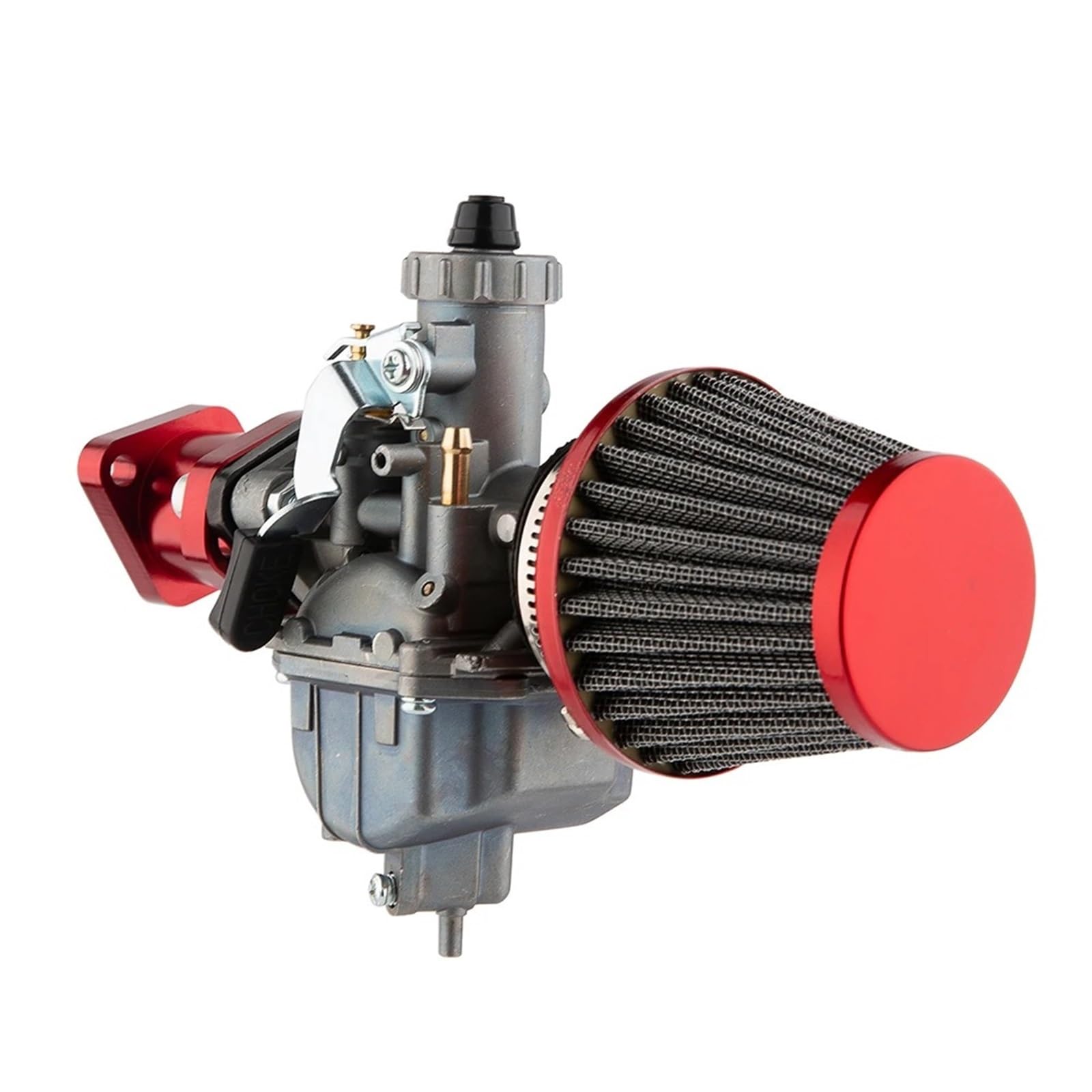 Roller Vergaser Für Predator 212cc 196cc Coleman CT200U BT200X Für Mini Bike KT196 Go Kart GX160 GX200 6.5hp Klon Motor Luftfilter Carb Vergaser Carburetor(RED) von NLNPFGHVZY