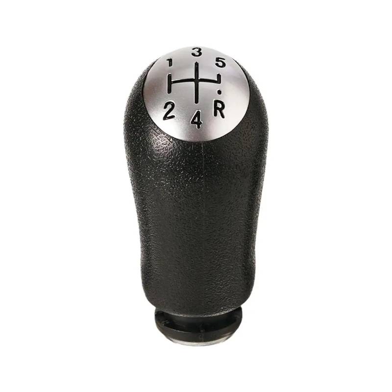 Schaltknauf Für Dacia Für Duster Für Dokker II Für Clio 3 Für Lag 5 Gang Schaltknauf Stick Kopf Auto Schalthebel Griff Ersatz Universal Schaltknäufe(Silver) von NLNPFGHVZY