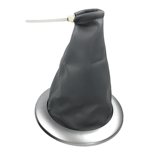 Schaltknauf Für Megane 2 Für MK2 II Für Sport Für Tourer II 2002 2003 2004 2005 2006 2009 Auto Handgeschwindigkeit Schaltknauf Gamasche Boot Cover Case Schaltknäufe(Gray Silver) von NLNPFGHVZY