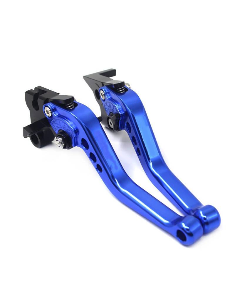 Kupplungsbremshebel Für ZX7R ZX7RR ZX9 ZX9R ZX10R Modifizierter Kurzer Bremskupplungshebel Handbremse Hebel des Hauptbremszylinders(Blue) von NLTNJI