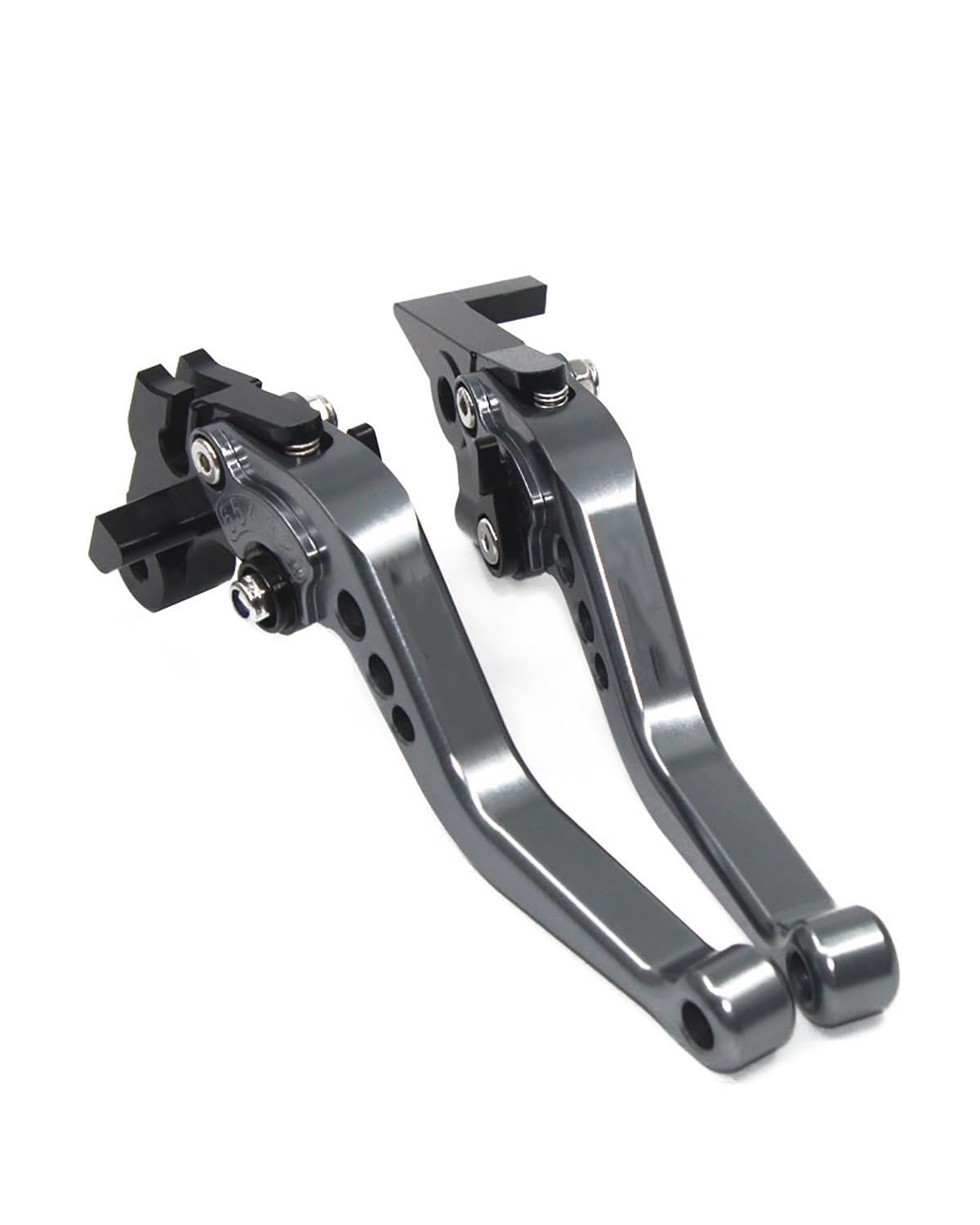 Kupplungsbremshebel Für ZX7R ZX7RR ZX9 ZX9R ZX10R Modifizierter Kurzer Bremskupplungshebel Handbremse Hebel des Hauptbremszylinders(Titanium) von NLTNJI