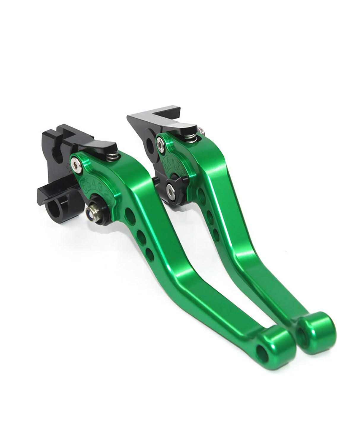NLTNJI Kupplungsbremshebel Für GB350 CB350 HORNET 2,0 Geändert Kurz Handbremse Kupplung Hebel Griff Hebel des Hauptbremszylinders(Green) von NLTNJI