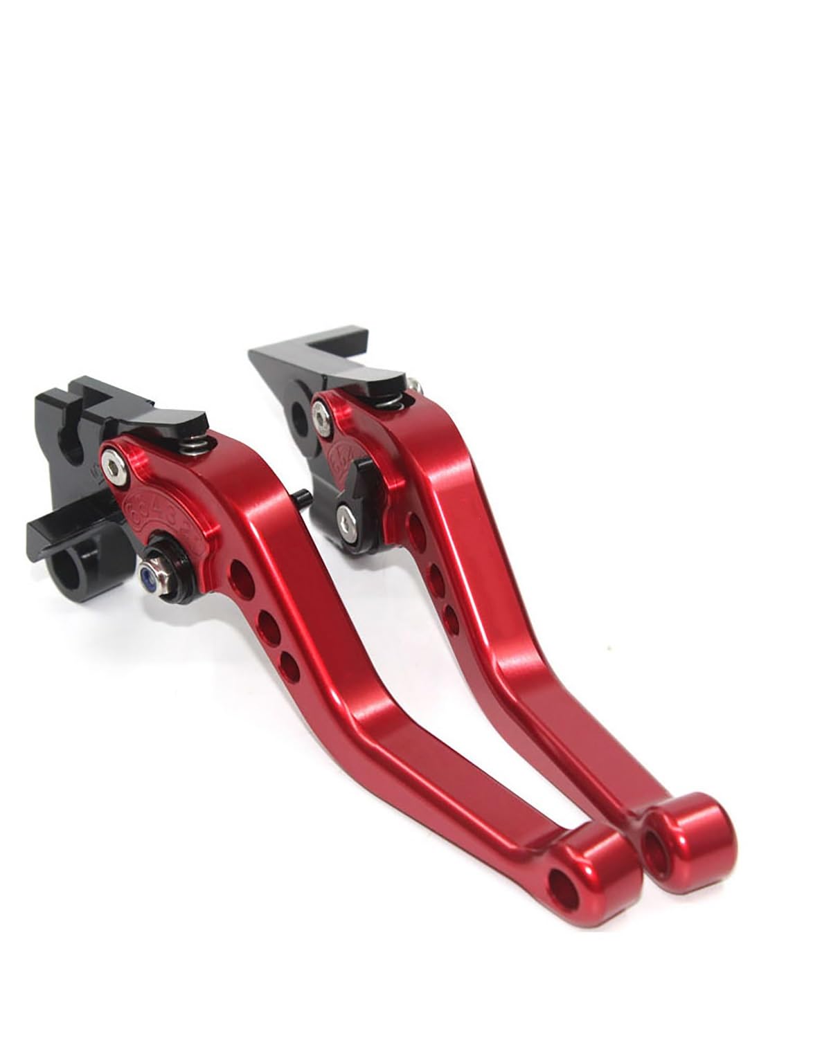 NLTNJI Kupplungsbremshebel Für GB350 CB350 HORNET 2,0 Geändert Kurz Handbremse Kupplung Hebel Griff Hebel des Hauptbremszylinders(Red) von NLTNJI