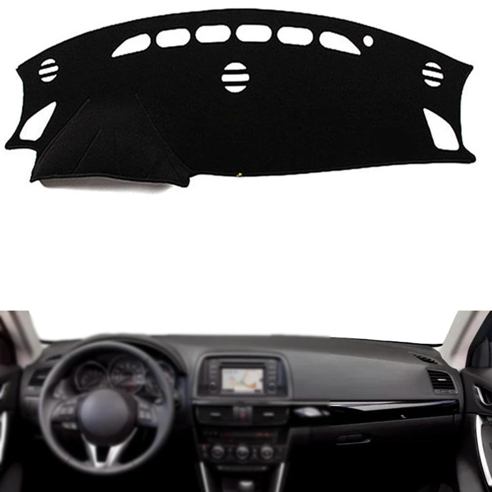 NLXQJY Passend für Mazda CX-5 CX5 2012–2016 LHD, Auto-Armaturenbrett-Abdeckung, rutschfeste Armaturenbrett-Matte, Multifunktions-Armaturenbrett-Abdeckung NLXQJY Passend für Mazda CX-5 CX5 2012–2016 LHD, Auto-Armaturenbrett-Abdeckung, rutschfeste Armaturenbrett-Matte, Multifunktions-Armaturenbrett-Abdeckung von NLXQJY
