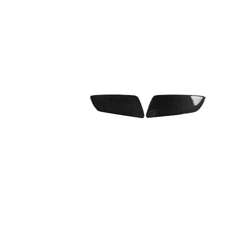 Dekoration Cover Kohlefaser Trim Für 2015-2019 Carbon Fiber Hecktür Panel Trim Cover Auto Innen Zubehör Dekorative Aufkleber(Black) von NMHTJ