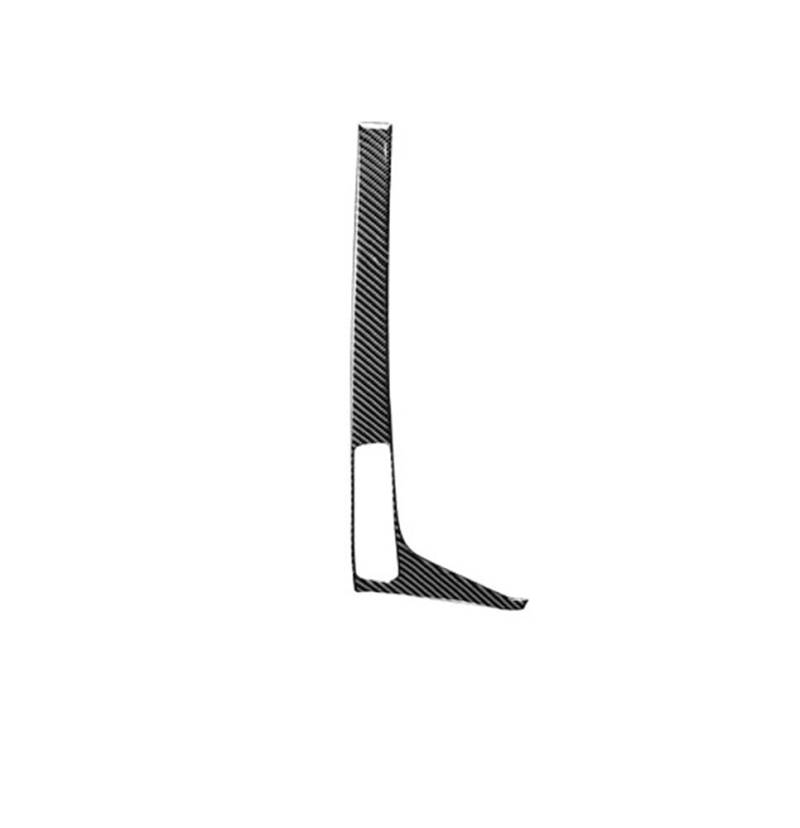 Dekoration Cover Kohlefaser Trim Für A4 A4L B9 2017 2018 2019 2020 Zubehör Carbon Fiber Auto Innen Getriebe Shift Seite Panel Trim Aufkleber Dekoration(Black Carbon RHD) von NMHTJ