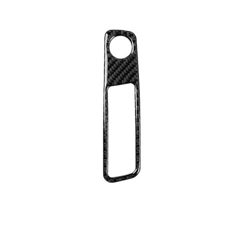 Dekoration Cover Kohlefaser Trim Für A4 A4L B9 2017 2018 2019 2020 Zubehör Kohlefaser Auto Innen Navigation Tür Getriebe Panel Trim Aufkleber Dekoration(White) von NMHTJ