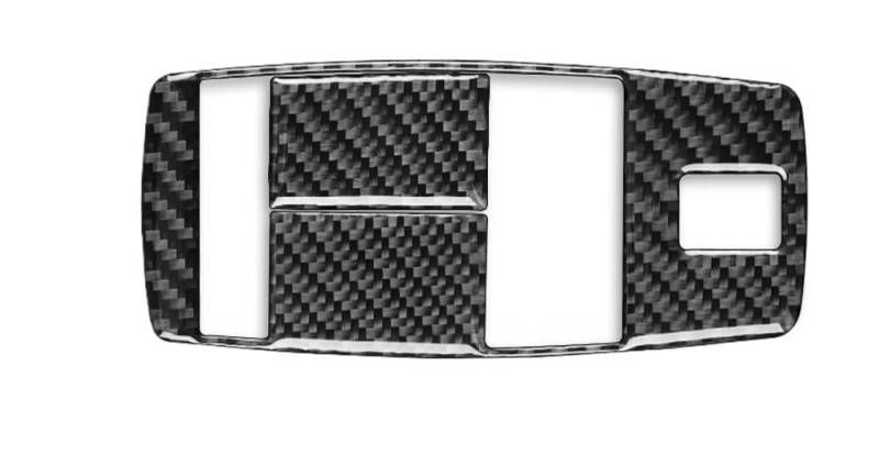 Dekoration Cover Kohlefaser Trim Für B-Klasse W245 2005-2011 Zubehör Kohlefaser Autoinnenraum Leselicht Knopfleiste Modifikation Dekoration(Black) von NMHTJ