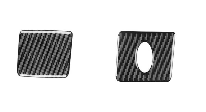 Dekoration Cover Kohlefaser Trim Für Cherokee KL 2014-2018 Zubehör Echte Weiche Kohlefaser Autoinnenraum Handschuhfach Griff Panel Abdeckung Zieraufkleber(LHD Black Carbon) von NMHTJ