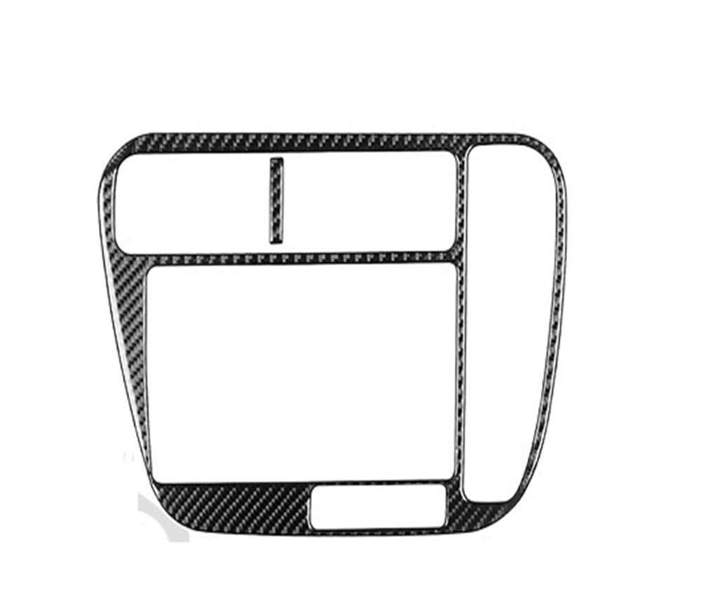 Dekoration Cover Kohlefaser Trim Für Civic 1999-2000 Carbon Fiber Navigation Shift Fensterheber Panel Auto Innen Zubehör Dekorative Aufkleber(3 RHD) von NMHTJ