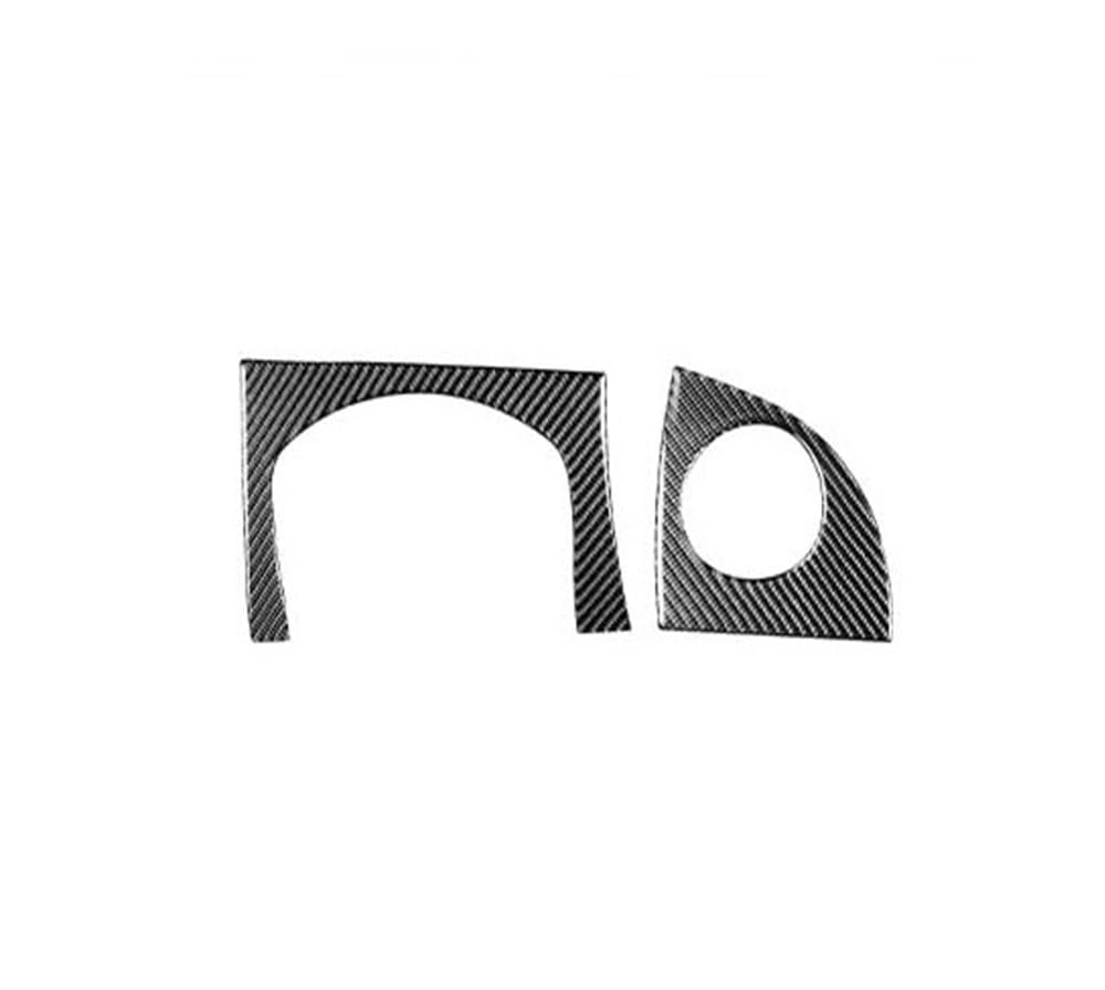 Dekoration Cover Kohlefaser Trim Für Cooper 2002 2003 2004 Carbon Fiber Dashboard Konsole Abdeckung Aufkleber Auto Innen Zubehör Dekorative Aufkleber(Black RHD) von NMHTJ