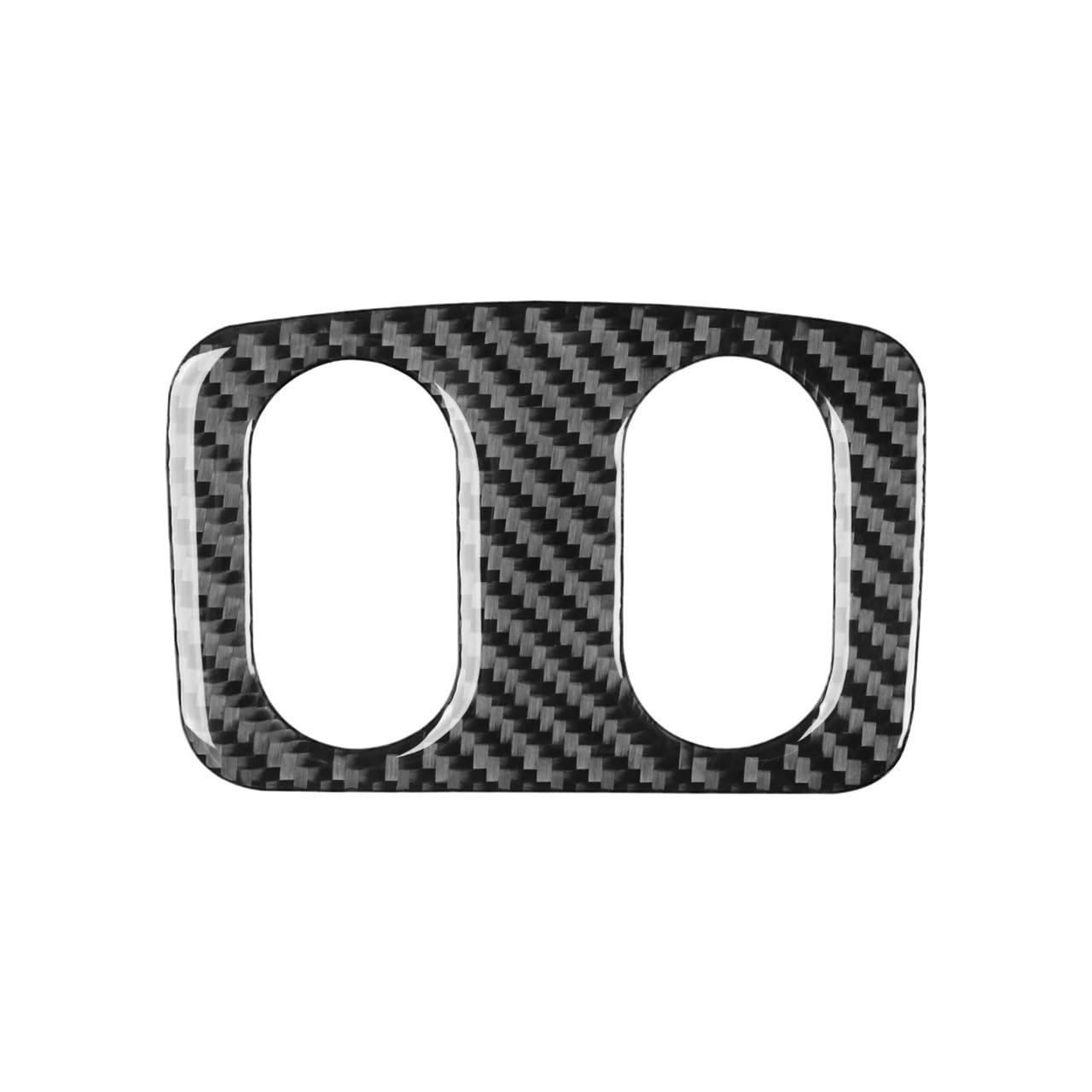 Dekoration Cover Kohlefaser Trim Für Dakota 2001-2004 Kohlefaser-Zentralabdeckung für die Wasserbecher-Ablagefläche Autoinnenausstattung dekorative Aufkleber(3 Black B) von NMHTJ
