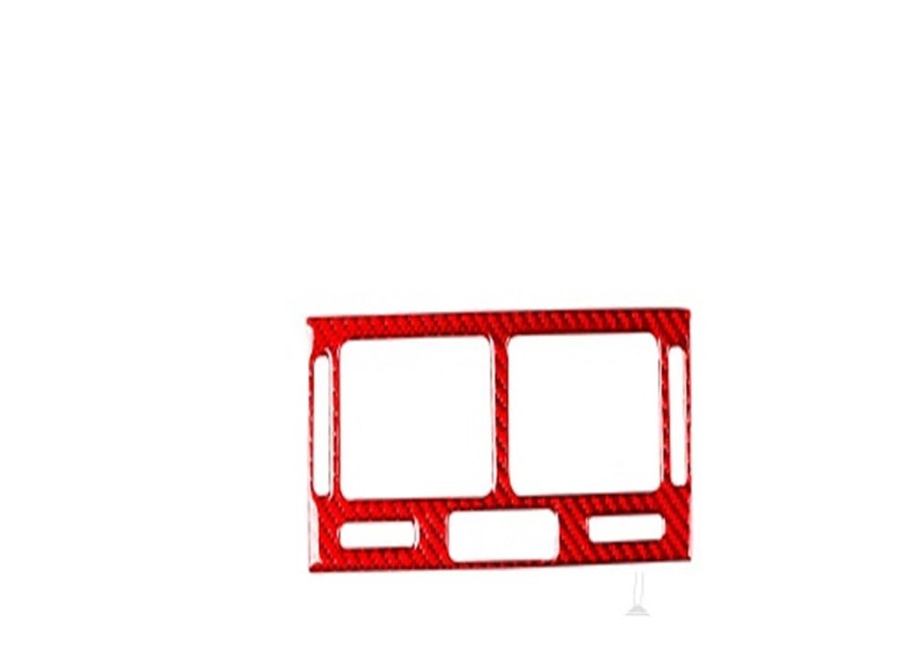 Dekoration Cover Kohlefaser Trim Für Grand Für Vitara 2006-2013 Carbon Fiber Instrument Center Klimaanlage Lüftungsschlitze Panel Auto Zubehör Trim Aufkleber(4) von NMHTJ