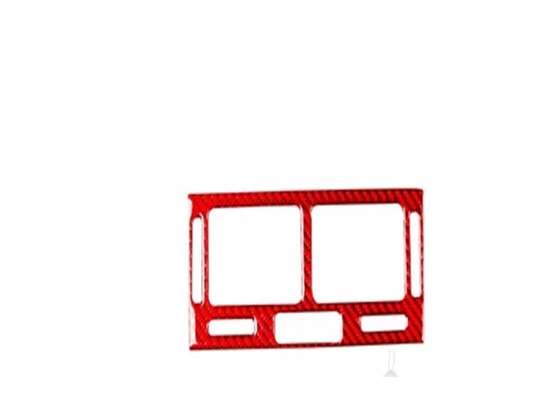 Dekoration Cover Kohlefaser Trim Für Grand Für Vitara 2006-2013 Carbon Fiber Instrument Center Klimaanlage Lüftungsschlitze Panel Auto Zubehör Trim Aufkleber(4) von NMHTJ