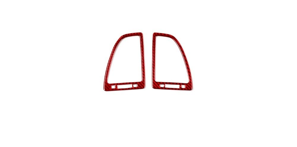 Dekoration Cover Kohlefaser Trim Für Infiniti FX 2009–2013 QX70 14+ Carbonfaser-Armaturenbrett Beidseitiger Luftauslass Dekorative Abdeckung Auto-Innenraum-Zubehör Aufkleber(4) von NMHTJ