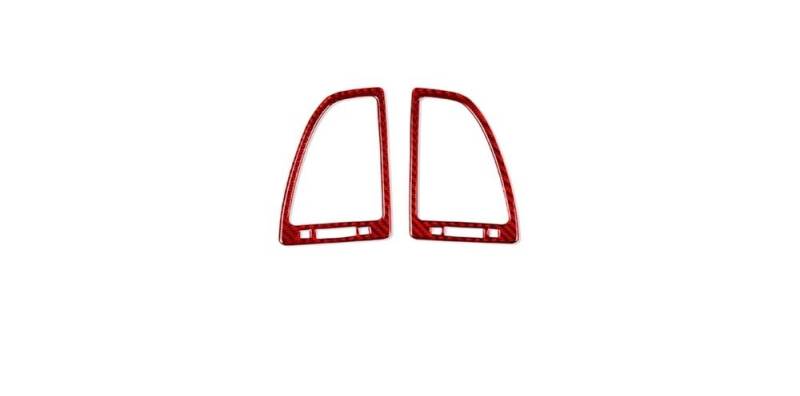 Dekoration Cover Kohlefaser Trim Für Infiniti FX 2009–2013 QX70 14+ Carbonfaser-Armaturenbrett Beidseitiger Luftauslass Dekorative Abdeckung Auto-Innenraum-Zubehör Aufkleber(4) von NMHTJ