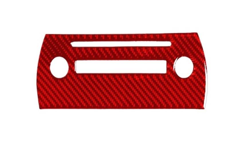 Dekoration Cover Kohlefaser Trim Für Lexus NX 200 200t 300h 2014-2019 Autozubehör Carbonfaser-Innenraum Zentralsteuerung CD-Panel Trim Aufkleber Dekoration(Red Carbon) von NMHTJ