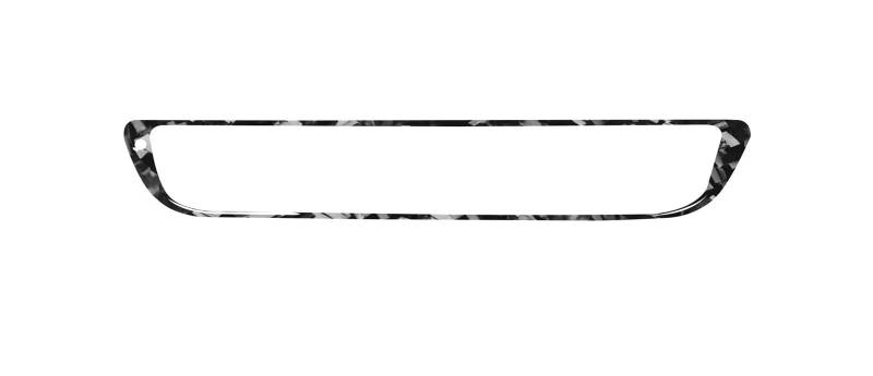 Dekoration Cover Kohlefaser Trim Für Q7 SQ7 4M 2016 2017 2018 2019 Zubehör Auto Carbon Fiber Innen Navigation Box Trim Aufkleber Dekoration(Black Carbon) von NMHTJ