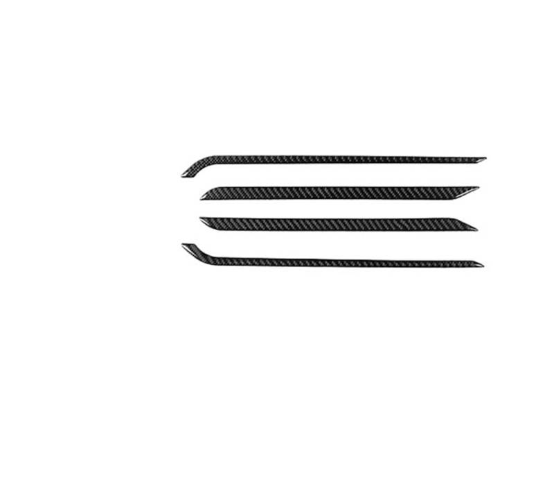 Dekoration Cover Kohlefaser Trim Für Ram 2019 2020 2021 2022 2023 Zubehör Carbon Fiber Auto Innen Tür Griff Rahmen Trim Aufkleber Dekoration(4) von NMHTJ