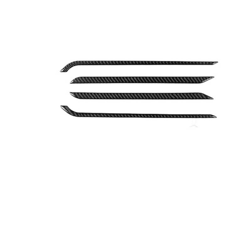 Dekoration Cover Kohlefaser Trim Für Ram 2019 2020 2021 2022 2023 Zubehör Carbon Fiber Auto Innen Tür Griff Rahmen Trim Aufkleber Dekoration(8) von NMHTJ