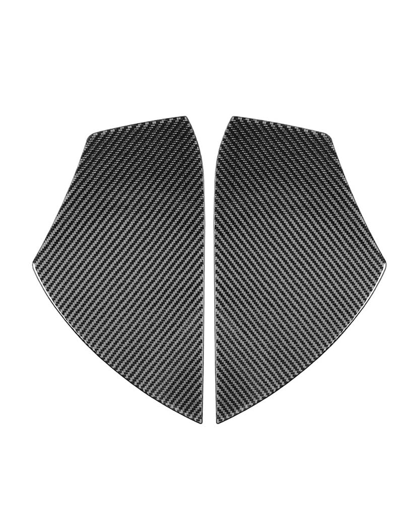 Dekoration Cover Kohlefaser Trim Für S-Klasse W222 2013-2020 Autozubehör Carbon Fiber Front Nut Innen Armaturenbrett Seitenverkleidung Verkleidung Aufkleber(Black Carbon) von NMHTJ