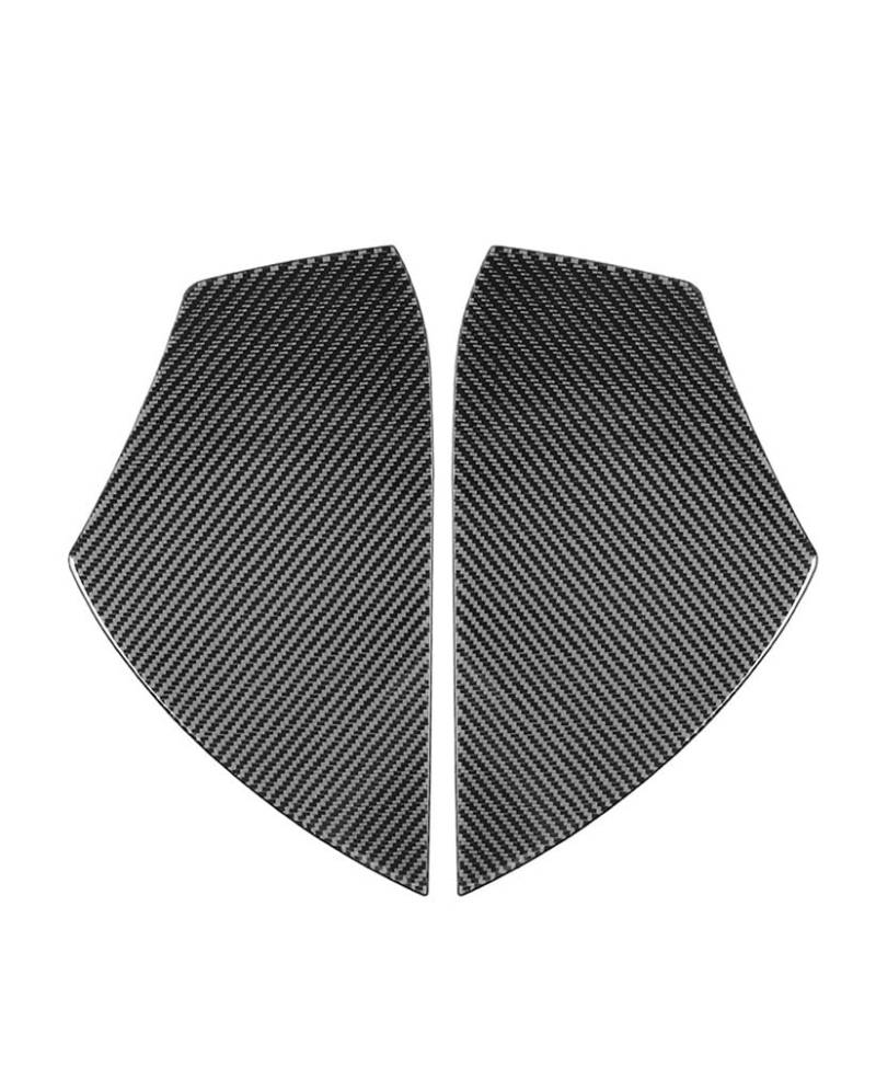 Dekoration Cover Kohlefaser Trim Für S-Klasse W222 2013-2020 Autozubehör Carbon Fiber Front Nut Innen Armaturenbrett Seitenverkleidung Verkleidung Aufkleber(Black Carbon) von NMHTJ