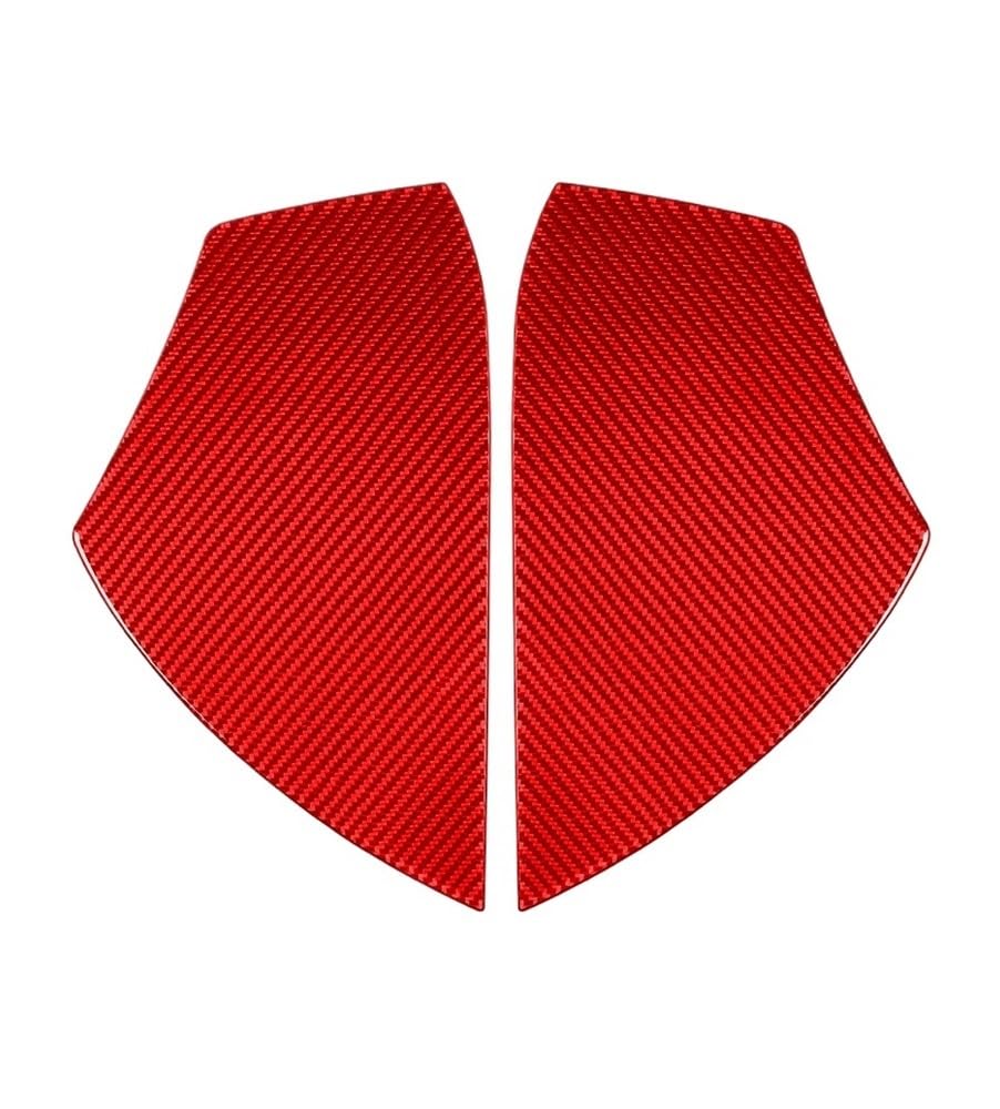 Dekoration Cover Kohlefaser Trim Für S-Klasse W222 2013-2020 Autozubehör Carbon Fiber Front Nut Innen Armaturenbrett Seitenverkleidung Verkleidung Aufkleber(Red Carbon) von NMHTJ