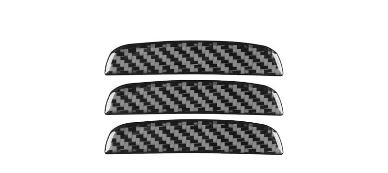 Dekoration Cover Kohlefaser Trim Für S-Klasse W222 2013-2020 Kohlefaser-Auto-Zentralsteuerung Aufbewahrungsbox Rückwand Aufkleber Dekoration Zubehör(Black Carbon) von NMHTJ