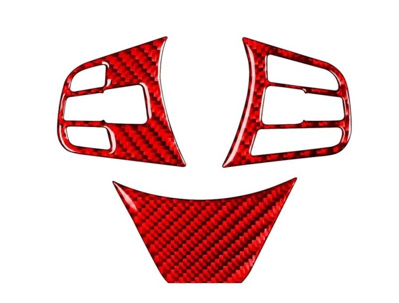 Dekoration Cover Kohlefaser Trim Für X1 F48 2016-2022 Für X2 F39 2018-2022 Zubehör Carbon Fiber Auto Innen Lenkrad Panel Trim Aufkleber Dekoration(P) von NMHTJ