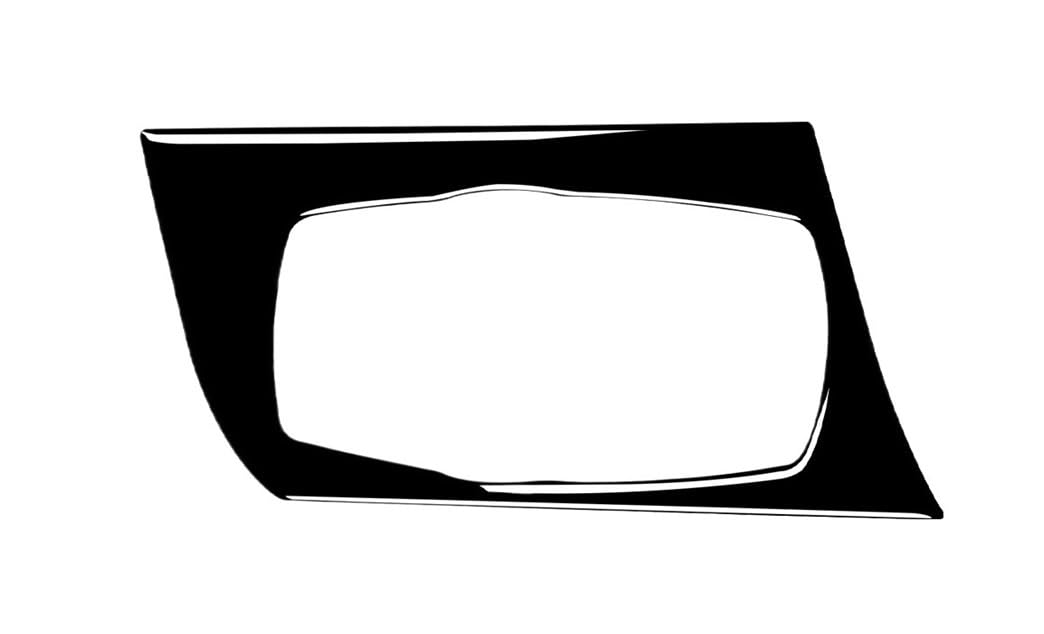 Dekoration Cover Kohlefaser Trim Für X1 F48 2016-2022 Für X2 F39 2018-2022 Zubehör Kohlefaser Auto Multimedia Button Panel Cover Trim Aufkleber Dekoration(U) von NMHTJ