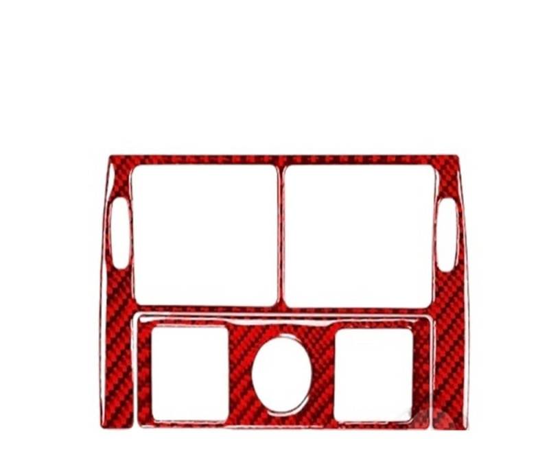 Dekoration Cover Kohlefaser Trim Für X5 E53 2000-2006 Kohlefaser-Hinterklimaanlage Zigarettenanzünder-Panel Autoinnenausstattung Dekorative Aufkleber(4) von NMHTJ