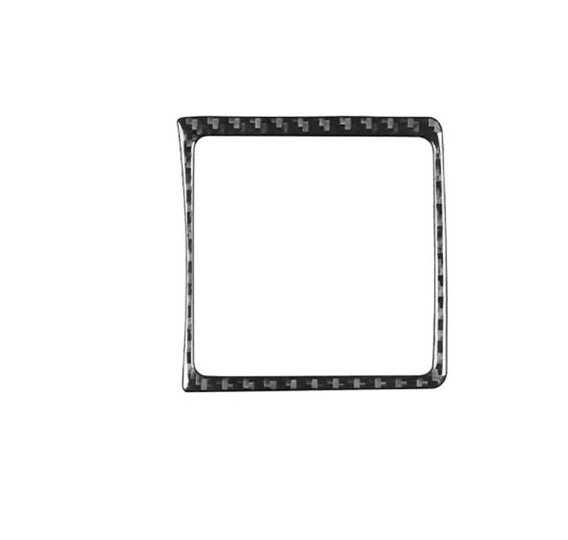 Dekoration Cover Kohlefaser Trim Für Z3 1998-2002 Kohlefaser Co-Pilot Klimaanlage Steckdose Panel Trim Cover Auto Innen Zubehör Dekorative Aufkleber(Black RHD) von NMHTJ