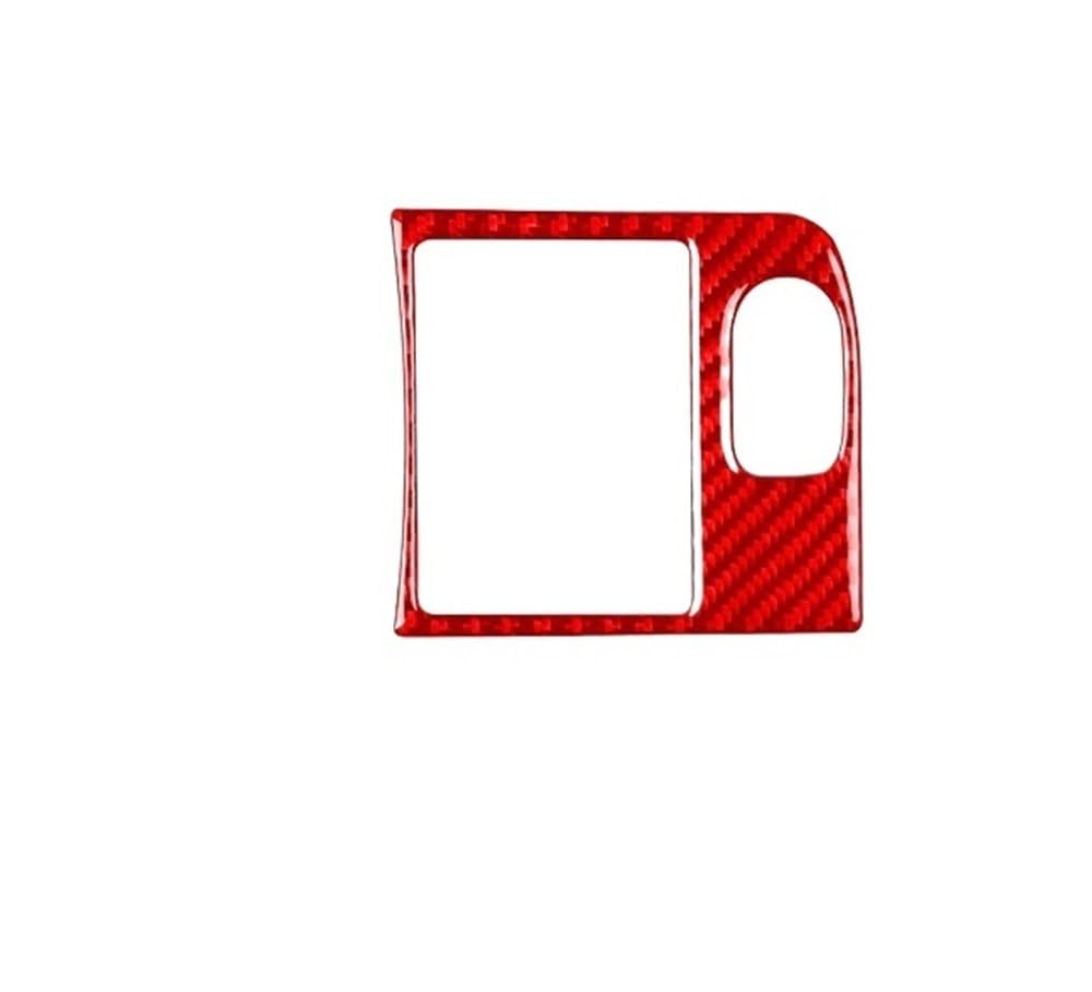 Dekoration Cover Kohlefaser Trim Für Z3 1998-2002 Kohlefaser-Hauptantriebsluftauslass-Panel-Trimmabdeckung Autoinnenausstattung Dekorative Aufkleber(Red LHD) von NMHTJ