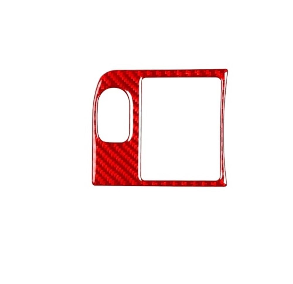 Dekoration Cover Kohlefaser Trim Für Z3 1998-2002 Kohlefaser-Hauptantriebsluftauslass-Panel-Trimmabdeckung Autoinnenausstattung Dekorative Aufkleber(Red RHD) von NMHTJ