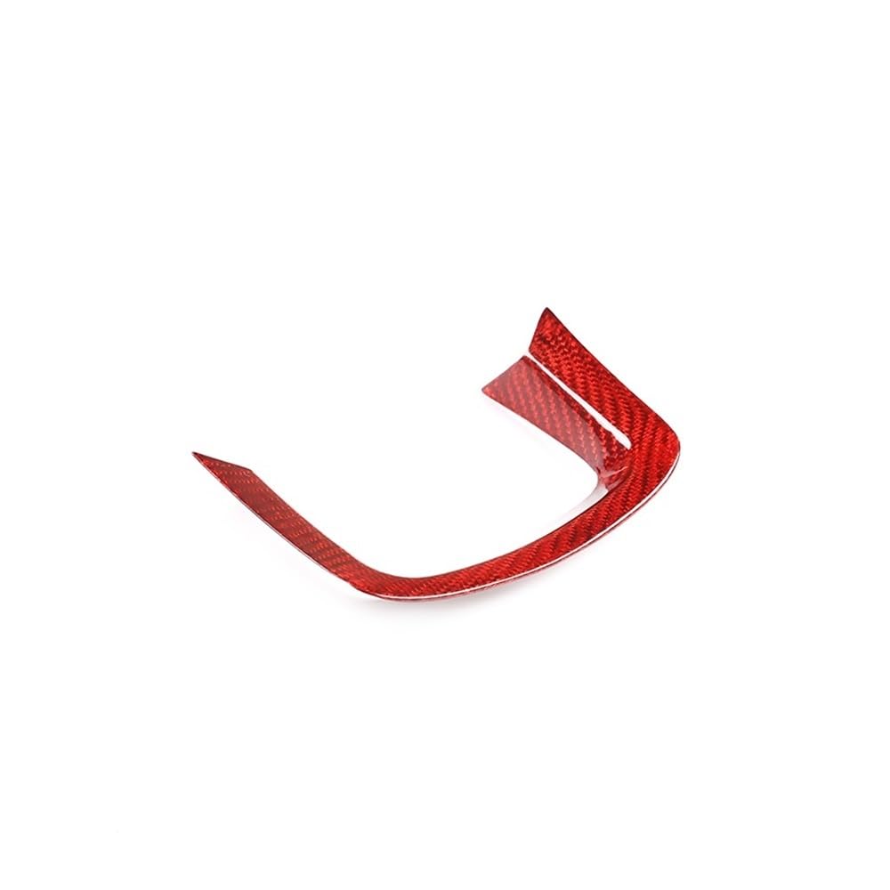 Dekoration Cover Kohlefaser Trim Real Carbon Fiber Red Auto Lenkrad Dekoration Trim Für Velar 2017-2020 Dekoration Cover Kohlefaser Trim Real Carbon Fiber Red Auto Lenkrad Dekoration Trim Für Velar 2017-2020 von NMHTJ